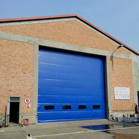 SEPPES Pvc Porte Roulante Rapide Vente Chaude Porte Empilable à Grande Vitesse Grande Fenêtre Transparente Porte à Grande Vitesse avec radar