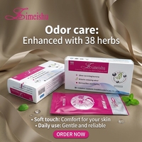 Zimeishu Protège-slip sans ailettes aux ions d'argent biologiques pour femmes - Soin féminin quotidien, contrôle longue durée des odeurs, antibactérien, confortable
