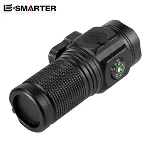 Oem 5000Lumen Long Range Torch Light Waterproof Battery Pen Aluminum Usb Rechargeable Mini Led Flashlight With Clip