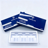 Étiquette pour flacon de peptides lyophilisés spécialisés, PET transparent, 5 ml, 10 ml, 15 ml, 20 ml, adhésif permanent, pour usage en laboratoire uniquement