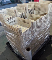 Cage de transport pour chat et chien, en plastique ventilé, double verrouillage, avec gamelle et poignée de transport, grande taille, accessoires et fournitures de voyage pour animaux de compagnie