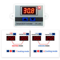 Thermostat numérique XH-W3001, interrupteur de température, contrôleur de température par micro-ordinateur, interrupteur de contrôle de température