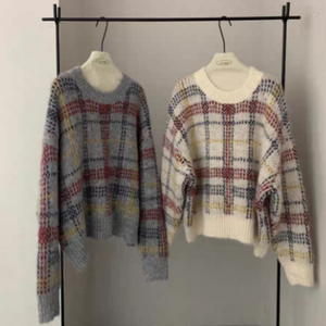 Maglione da Donna con Collo a O e Mezza Zip, Pullover in Maglia Spessa, <span class=keywords><strong>Su</strong></span>éter De Mujeres Personalizzato, Maglione Basico in Maglia per Donna - Product Image 5
