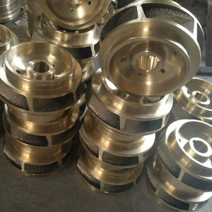 Impulsor de Cobre Pulido de Aspas Curvas Cerradas para Bomba, 3 Aspas, Montaje Universal, Soporte OEM - Product Image 3