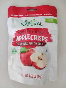 Tranches de chips de pommes aux fruits naturels lyophilisés sans additifs Processus de séchage FD Emballage en vrac - Product Image 3