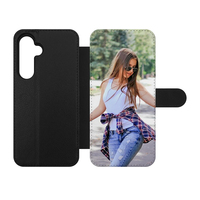 Étui de téléphone en cuir PU vierge pour sublimation DIY pour Galaxy S25, coque personnalisée pour Galaxy S26 FE