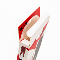 Emballage personnalisé pour produits sportifs, boîte en carton blanc 350g, emballage plat pour produits sportifs