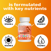 Tablet Suplemen Multivitamin Harian Wanita OEM Antioksidan Imunitas Pendukung Pencernaan Pendukung Energi 60 tablet Bukan untuk Bayi Baru Lahir