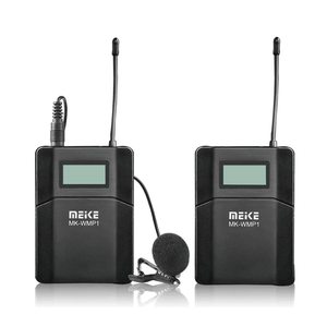 Micrófono Lavalier Omnidireccional UHF MEKE MK-WMP1, 6 Canales, Compatible con Cámaras DSLR y Videocámaras. - Product Image 1