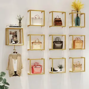 Wholesale Handbag Display Stand Wall Mount Shoe Display Shelf Rack Shoe Display For Retail Shop