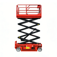 Promotion : Plateforme élévatrice à ciseaux sur batterie 12m, 320kg, pour peinture murale extérieure - Fourniture B2B