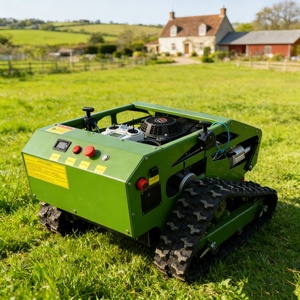 Robot <span class=keywords><strong>tondeuse</strong></span> à gazon automatique à chenilles de qualité industrielle et DIY, télécommande intelligente, largeur de coupe de 550 mm <span class=keywords><strong>pour</strong></span> l'agriculture et les jardins - Product Image 4