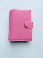 Nueva Carpeta Personalizada Colorida A6, Funda para Cuaderno, Planificador con 6 Anillas, Carpeta para Presupuesto con Logotipo Grabado