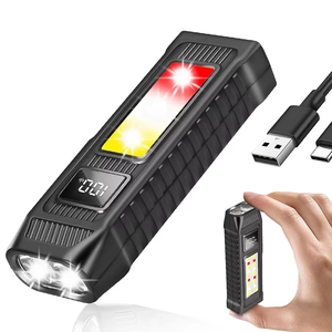 High Power <b>Flashlight</b> Mini LED USB Rechargeable Tactical <b>Flashlight</b> with Strong Magnet Outdoor Portable Emergency Lighting <b>Torch</b> - Product Image 1