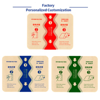 Patchs OEM/ODM pour le mal de dos à sensation chaude et froide, patchs anti-douleur de style japonais en tissu extensible quadridirectionnel pour le mal de dos