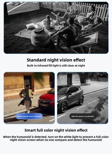 <span class=keywords><strong>Camera</strong></span> giám sát wifi trong nhà/ngoài trời chạy bằng pin 9000mAh cảnh báo chuyển động âm thanh hai chiều tầm nhìn ban đêm-lưu trữ thẻ đám mây/SD - Product Image 4