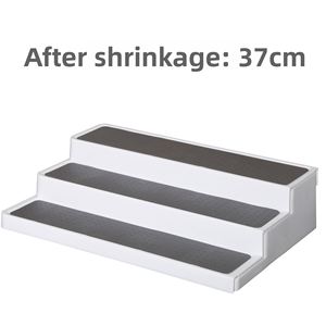 Modern 3 Tier Expandable Foldable Spice Rack Organizer Adjustable Length <b>for</b> <b>Kitchen</b> Cabinet Plastic Multi-functional <b>Storage</b> - Product Image 5