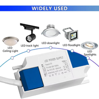Large tension LED pilote convertisseur d'alimentation courant constant Downlight lampe transformateur d'éclairage