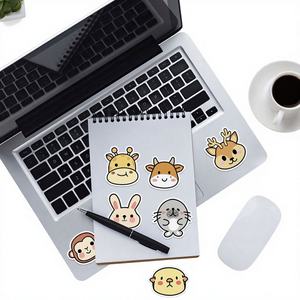 Wholesale PVC <b>Water</b> <b>Bottle</b> Laptop Graffiti Animal Sticker for <b>Kids</b> 50 Pieces Cute Style - Product Image 1