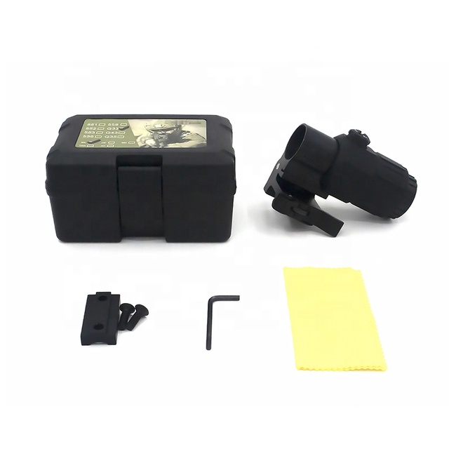 Factory Bravo Hunting Optical G33 Scope 3X Magnifier QD Switch Flip to Side Mount Combination With Holographic Sight 558