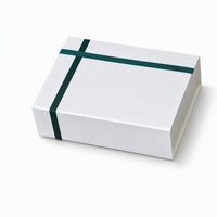 Boîte cadeau pliable magnétique personnalisée, boîte d'emballage en papier rigide pliable pour produits électroniques