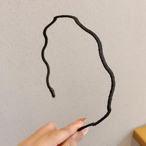 نسيج بلينغ بريق عصائب للنساء بنات مخصص إكسسوارات الشعر يتوهم خمر رباط شعر رقيقة بالجملة - Product Image 6