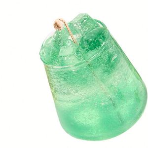 Junfeng – Nouvelle Lampe d'aromathérapie en verre avec bougie en cire de gelée verte faite à la main pour boissons glacées d'été, accessoires de décoration pour la maison, vente en gros - Product Image 5