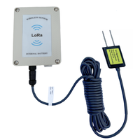 Sonde de mesure d'humidité du sol sans fil LoRa Thingsend haute précision, alimentée par batterie, avec sonde en acier inoxydable, protection IP67, portée 3 km
