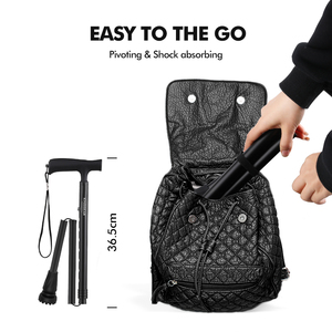 Kinggear 4-Phần Có Thể Gập Lại Có Thể Điều Chỉnh Trọng Lượng Nhẹ Nhôm Đi Bộ Gậy Tùy Chỉnh Đầy Màu Sắc Đi Bộ Mía Cho Nam Giới Phụ Nữ - Product Image 5