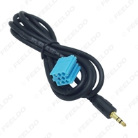 Adaptador de cable de entrada auxiliar de Audio estéreo hembra de 3,5mm para VW Golf Passat B5 Bora Polo Blaupunkt