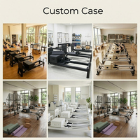 Cama Reformer Cadillac de Pilates de Roble Duradero con Logotipo Personalizado, Equipo Multifuncional para Entrenamiento Físico y Pilates