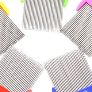 Peine y Cepillo Eliminador de Piojos y Lêndeas para Perros, Acero Inoxidable, Eliminación de Huevos y Polvo, R1416 - Product Image 2