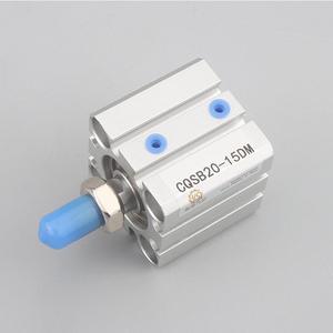 Cqsb20 15dm <b>Thin</b> Cylinder Aluminum Body Standard Type For Industrial Use - Product Image 3