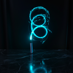 Fouet lumineux à fibres optiques LED de 4e génération, étanche IP44, léger, idéal pour les fêtes, les festivals de musique et les bars. - Product Image 4