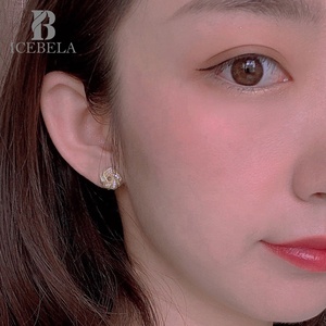 אופנה ייחודית הסיטונאית zercon עגילי תכשיטים 925 כסף סטרלינג כסף סטרלינג 18 קראט עגיל - Product Image 6