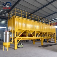Silo à ciment horizontal portable de 55 m³, directement de l'usine, pour les projets de construction