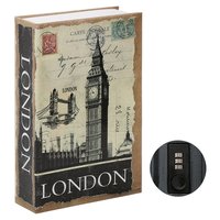 Coffre-fort secret en forme de livre avec compartiment secret caché en papier véritable