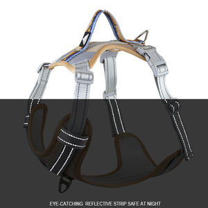 Rompi anjing layanan dapat disesuaikan reflektif, <span class=keywords><strong>Harness</strong></span> kontrol nyaman Set <span class=keywords><strong>Harness</strong></span> anjing tanpa tarik untuk anjing - Product Image 4