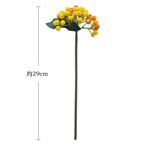 Bouquet de fruits artificiels, petits bouquets de 29 cm, haute qualité, décoration d'intérieur, accessoires de Noël et de mariage - Product Image 5