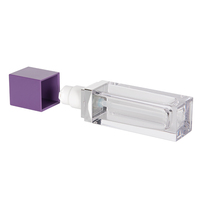 Mini bouteille de Mousse nettoyante pour cils, 40Ml, 50 Ml, 4 Oz, 150Ml, pompe à Mousse violette givrée, bouteille de shampoing pour cils