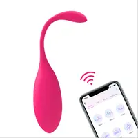 Telefon APP Fernbedienung Sexspielzeug für Frauen Vagina Vibrator USB Aufladen Liebe Ei 9 Frequenz Vibration üppigen Vibrator