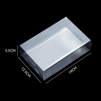 Boîte à thé personnalisée de haute qualité avec logo, boîte pliante transparente, boîtes en plastique en forme de cube pour le rangement des sachets de thé