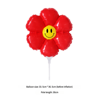 Ballon en aluminium motif petite marguerite et fleur de printemps, style dessin animé, idéal pour les anniversaires et les mariages – Meilleures ventes