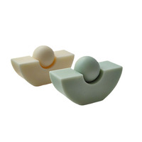 YS Geometrische Bootsform Kerzen formen Silikon Ferry Ball Mond Gips Harz Aroma therapie Eiswürfel Backform Home Art Ornamente