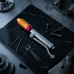 Stylo à pression manuel pour acide hyaluronique, sans aiguille, tête d'ampoule remplaçable, soin de la peau, salon de beauté, AU/US, acier inoxydable, 1 an - Product Image 1