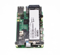 Raspberry Pi 5 X1001 M.2 Carte d'extension SSD PCIe vers M.2 NVME SSD 2280 Carte adaptateur Rapide Haute vitesse Lecture et écriture Disque dur