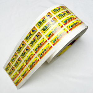 Etiquetas Adhesivas Personalizadas en Rollo, Vinilo Impermeable, Logotipo Impreso, Código de Barras, Etiqueta de Producto para Empaquetado Minorista - Product Image 4