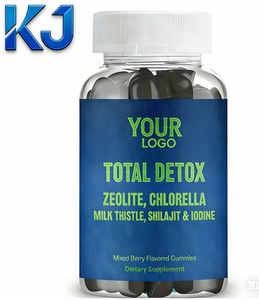 Gomitas Total Detox |   <span class=keywords><strong>Zeolita</strong></span>, Chlorella, Cardo mariano, Shilajit e Yodo |   Sabor a Frutos Rojos Mixtos |   Suplemento Dietético - Product Image 1