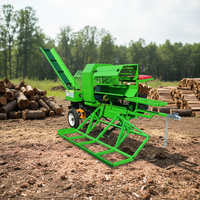 Machine à fendre le bois Forest King de 30 tonnes, nouvelle fendeuse à bois à essence avec coin de fendeur