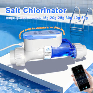 OEM ODM, 15G\20G\25G\30G\40G\50G, Chlorinateur au <span class=keywords><strong>sel</strong></span> autonettoyant de haute qualité avec plaque en titane et contrôle à distance via application Wi-Fi pour piscines - Product Image 2
